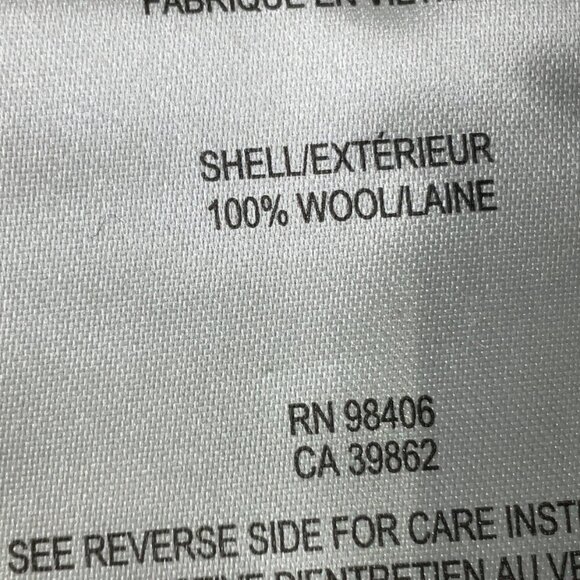 Theory wrap skirt, brown, tan, 100% wool - Picture 4 of 4